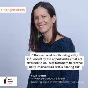 Hearing loss changemaker Paige Stringer